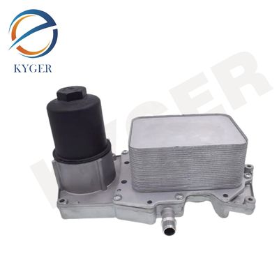 kupować KYGER Wysokiej jakości chłodnik oleju silnikowego aluminiowy grzejnik AL3Q6B624-DB dla Land Rover Range Rover 448DT 2013- LR022895 produkcja online
