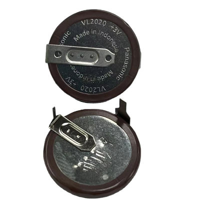 VL2020 90 Degrees Pins Replace +3V Rechargeable Battery for BMW Car Key Remote