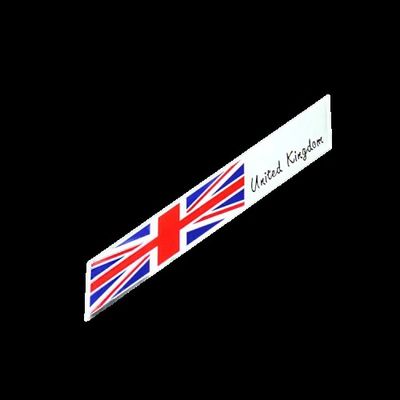 Flag Metal Car Sticker  UK Aluminum Sticker Mark Fender Board Label